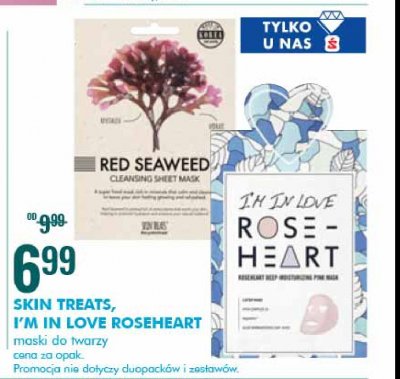 Maseczka do twarzy red seaweed Skin treats promocja