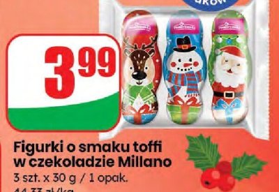 Figurki o smaku toffi w czekoladzie  promocja w Dino