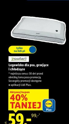 Legowisko dla psa grzejące i chłodzące promocja w Lidl