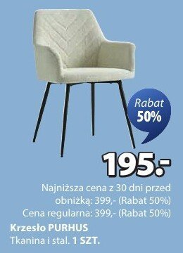 Krzesło PURHUS promocja w Jysk