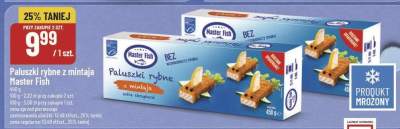 Paluszki rybne z mintaja Master Fish promocja w POLOmarket
