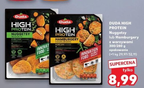 Hamburgery z kurczaka Silesia duda high protein promocja