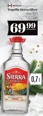 Tequilla Sierra Silver 0,7l promocja w POLOmarket