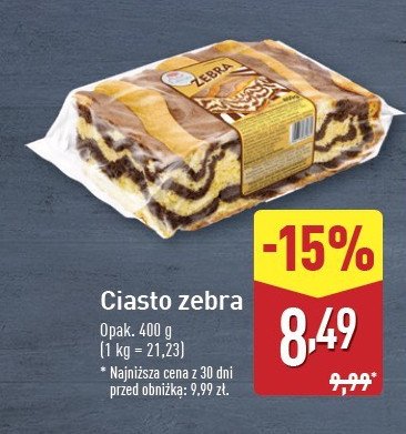 Ciasto zebra promocja