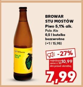 Piwo Browar stu mostów core pale ale promocja