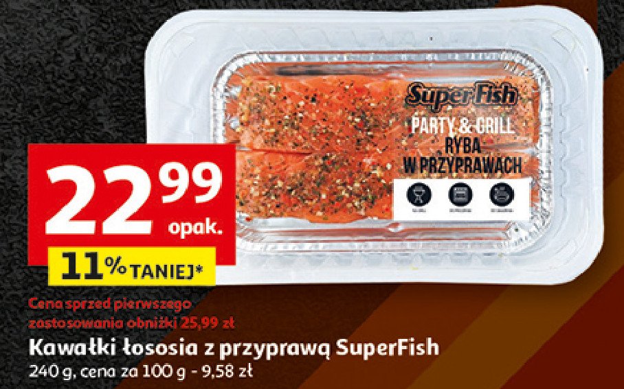 Łosoś w przyprawach Superfish party & grill promocja