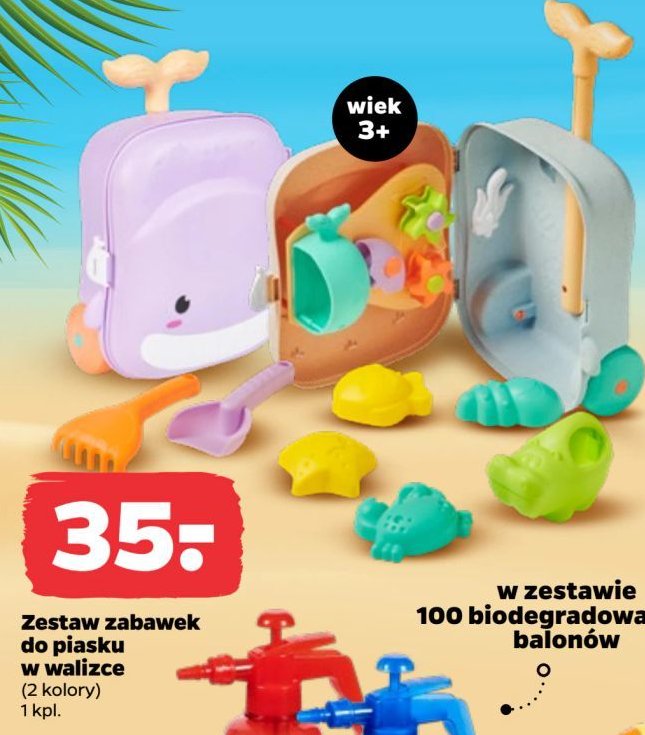 Zestaw zabawek do piasku promocja w Netto