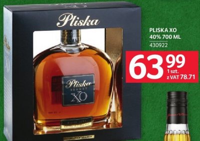 Pliska XO 40% 700 ML promocja w Selgros