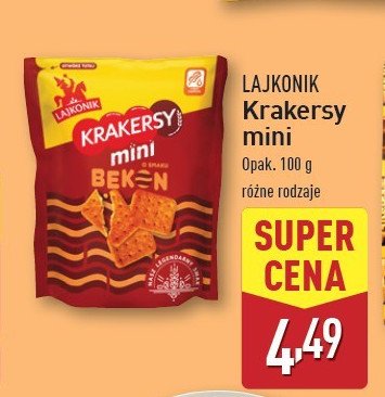 Krakersy bekon Lajkonik mini krakersy promocja