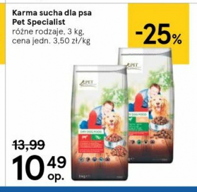 Karma dla psa z wo艂owin膮 i warzywami Tesco pet specialist promocja
