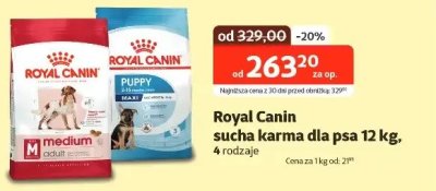 Karma sucha dla psa 12 kg promocja w KAKADU