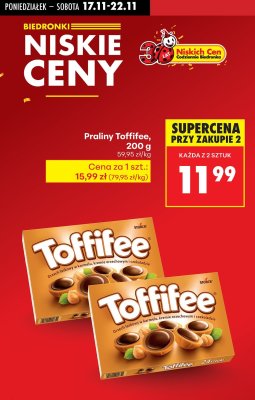 Praliny  promocja w Biedronka