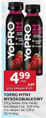 Napój Yopro pitny wysokokajakowy promocja w Stokrotka