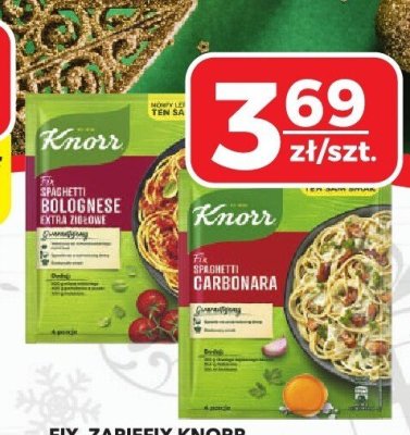 Fix, zapiefix Knorr, wybrane rodzaje promocja w Top Market