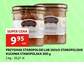 Przysmak staropolski Kuchnia staropolska promocja