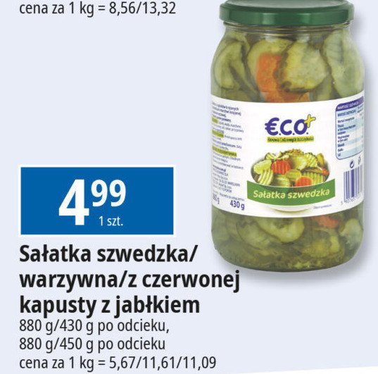 Sałatka szwedzka Eco+ promocja