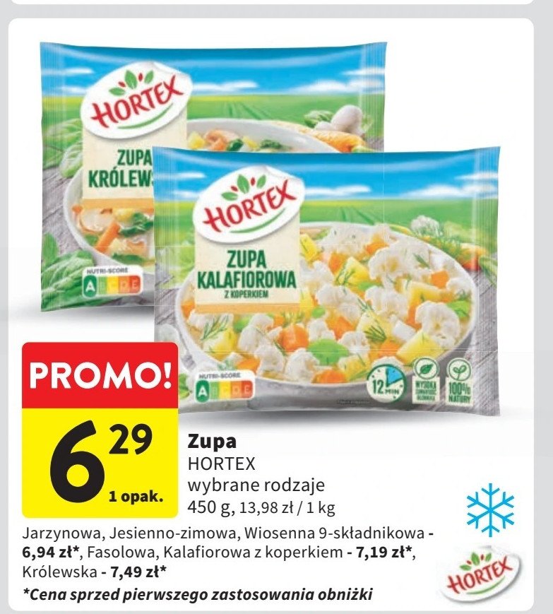 Zupa zimowa jarzynowa Hortex promocja w Intermarche