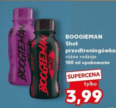 Shot przedtreningówka różne rodzaje promocja w Kaufland