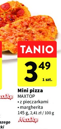 Mini pizza margherita Maxtop promocja