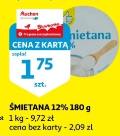 Śmietana 12 % Podniesiony kciuk promocja