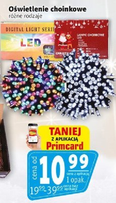 Oświetlenie choinkowe różne rodzaje LED promocja w Prim Market