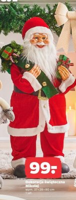 Dekoracja świąteczna Mikołaj promocja w Netto