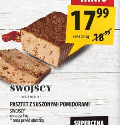 Pasztet z suszonymi pomidorami Swojscy promocja w Arhelan