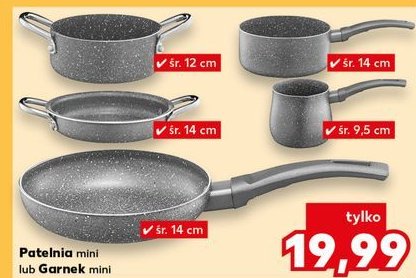 Patelnia 12 cm promocja w Kaufland