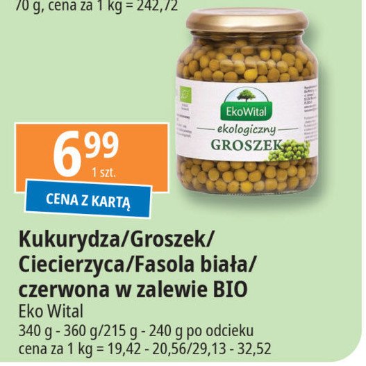 Groszek zielony Ekowital promocja