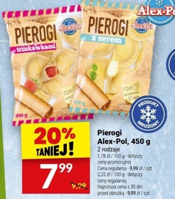 Pierogi Alex-Pol promocja w Twój Market