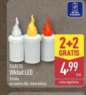 Wkład LED 2+2 gratis promocja w Aldi