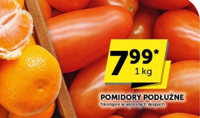 Pomidory podłużne promocja w ABC