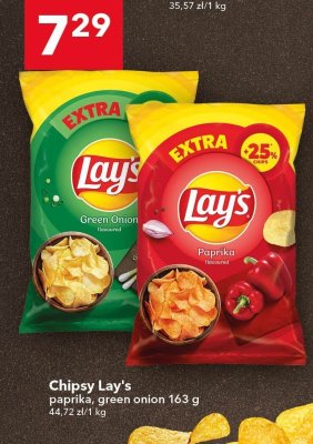 Chipsy Lay's green onion 163 g promocja w LEWIATAN