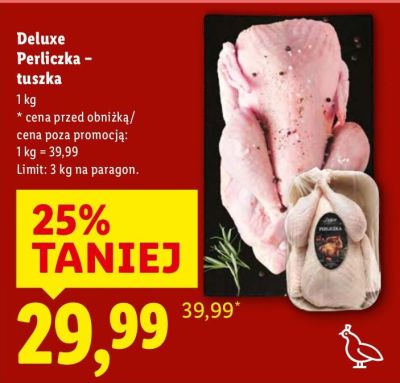 Mięso Deluxe Perliczka - tuszka promocja w Lidl