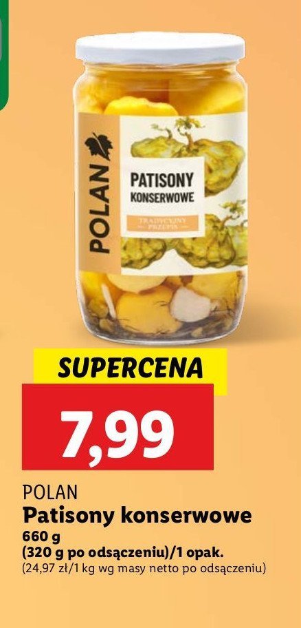 Patisony konserwowe POLAN promocja