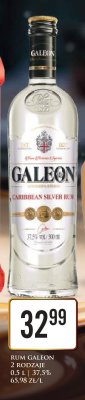 Rum Galeon 2 rodzaje 0,5 l 37,5% promocja w Dino