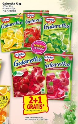 Galaretka Dr.Oetker różne rodzaje promocja w Prim Market