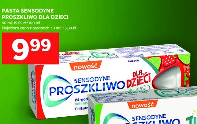 Pasta do zębów 0-6 lat Sensodyne pro szkliwo dla dzieci promocja w Stokrotka