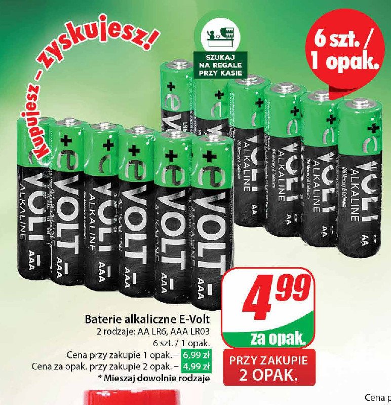 Baterie aaa lr03 EVOLT promocja