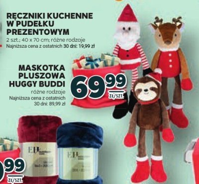 Maskotka pluszowa Huggy Buddi promocja w Stokrotka