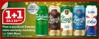 Piwo Carlsberg 0.5l promocja w Auchan