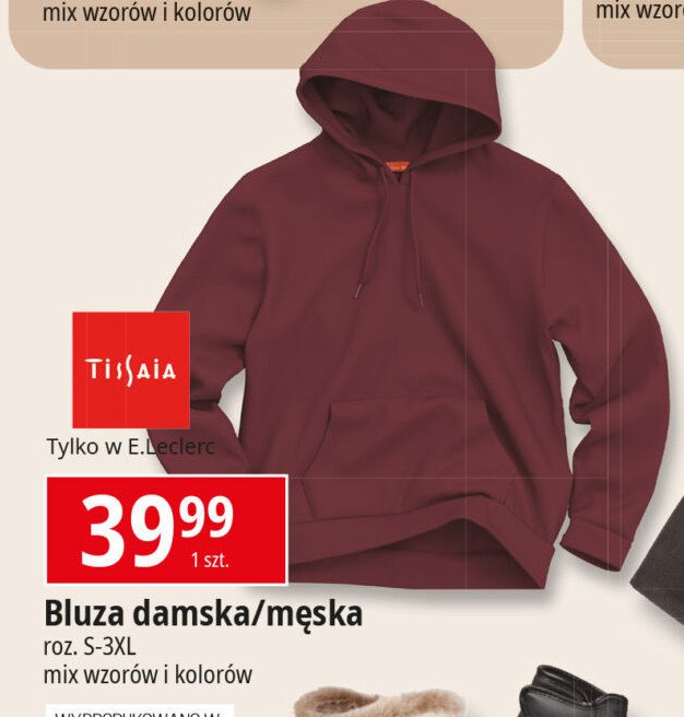 Bluza damska rozm. s-3xl Tissaia promocja w Leclerc