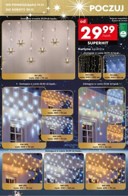 Kurtyna świetlna 250 LED promocja w Biedronka