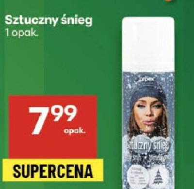 Sztuczny śnieg promocja w Delikatesy Centrum