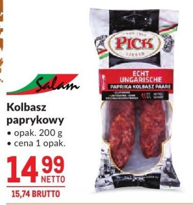 Kolbasz paprykowy promocja w Makro