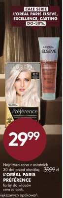 Farba do włosów L'Oreal Paris Preference promocja w Super-Pharm