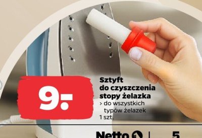 Sztyft do czyszczenia żelazka promocja w Netto
