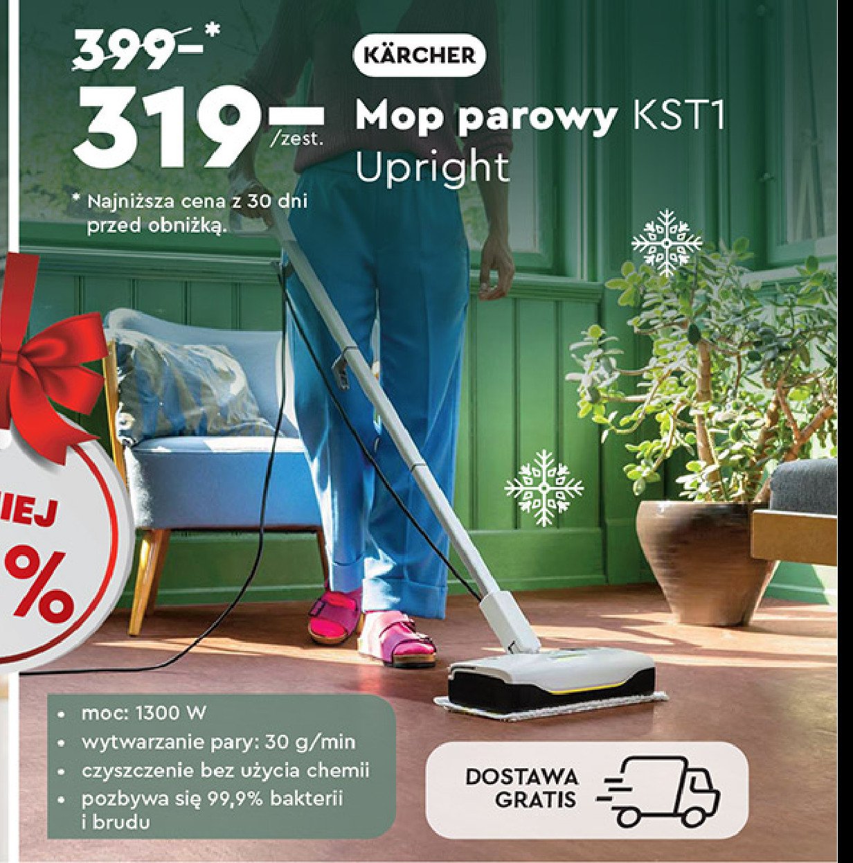 Mop parowy kst1 upright Karcher promocja