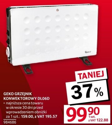 Grzejnik GEKO GRZEJNIK KONWEKTOROWY DL06D promocja w Selgros