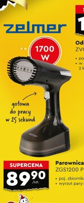 Parownica do ubrań ZGS1200 Plug2Steam promocja w Biedronka